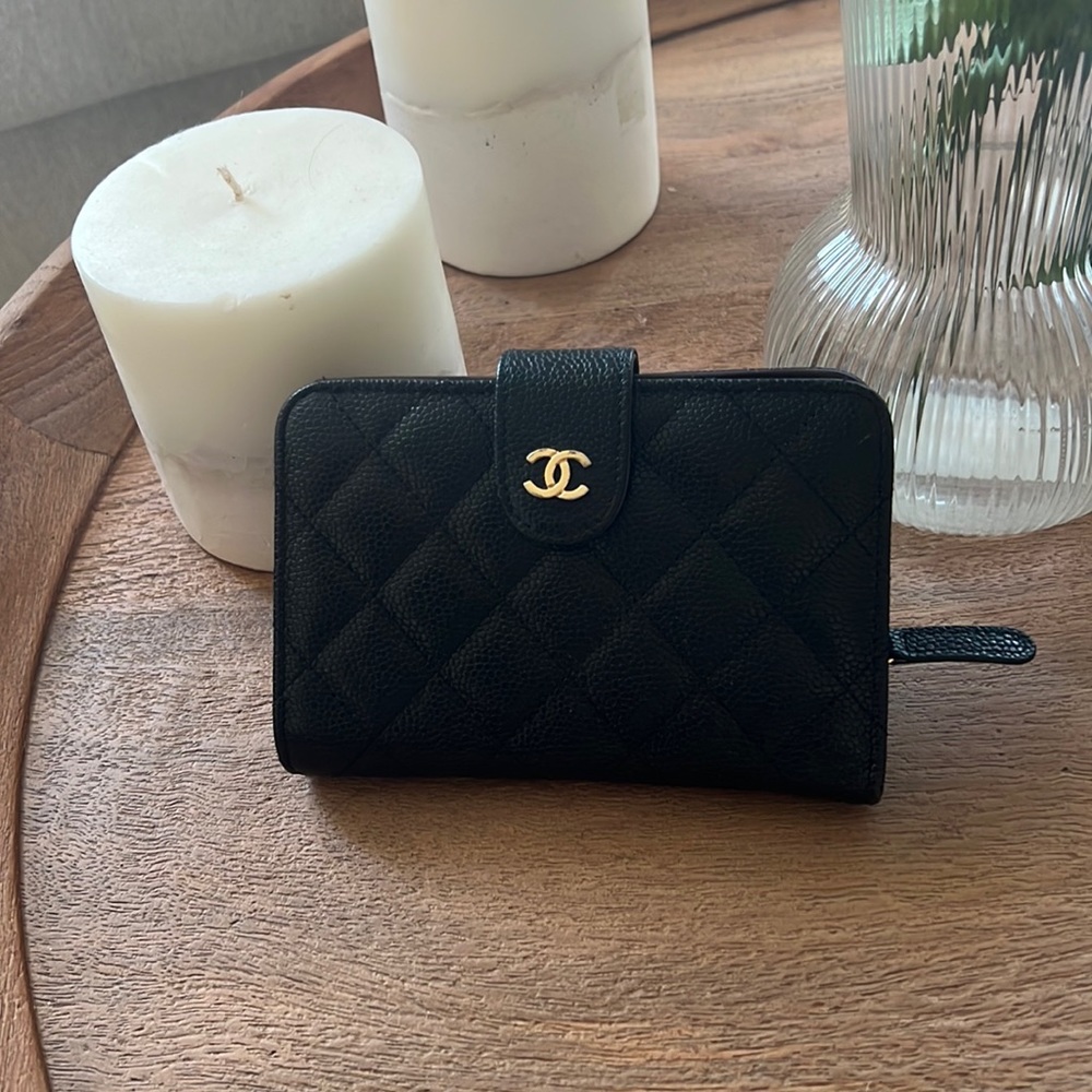 Chanel French Wallet Quilted Lambskin